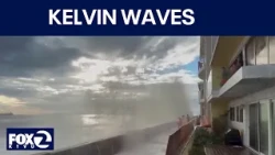 Massive 'Kelvin' waves headed to California coast | KTVU