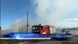 Një zjarr i rënë  në fshatin Verbas te Patosit ka rrezikuar seriozisht banesat dhe bizneset në zonë.