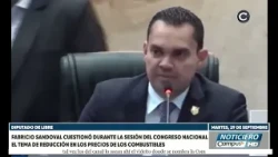 “¡Están matando al pueblo!”: Fabricio Sandoval estalla en el Congreso por alza a combustibles